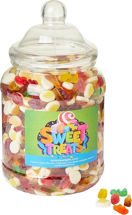 mr tubbys jelly mix - sweets n treats green label - large jar